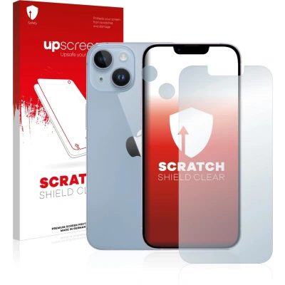 Afbeelding van upscreen Screenprotector voor Apple iPhone 14 (Voor+Camera) Folie Beschermfolie transparant