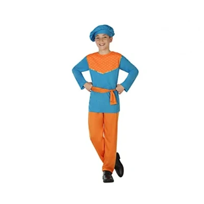 Afbeelding van Kostuums voor Kinderen Page Blauw (4 Pcs) Maat 3 4 Jaar