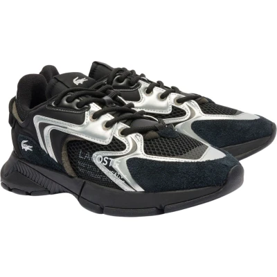 Afbeelding van Lacoste L003 NEO 124 Sneakers laag, Heren, Maat: 42, Black/white Schoenen