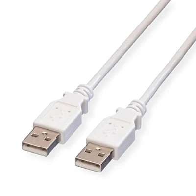 Afbeelding van VALUE USB 2.0 kabel type A wit 0,8 m
