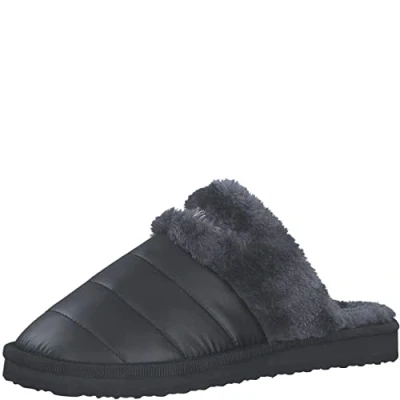 Afbeelding van s.Oliver Pantolette Pantoffels, Dames, Maat: 40, Black Textiel