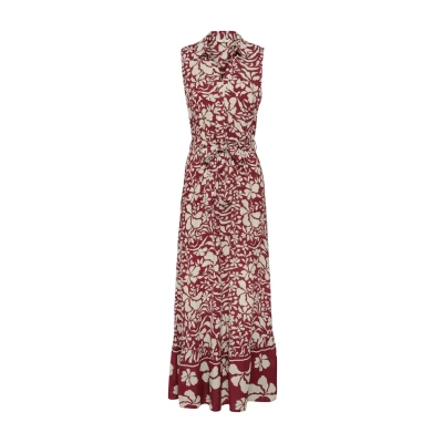 Afbeelding van ONLY Blouse Jurk Vibe Wijnrood M