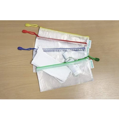 Afbeelding van Tarifold B509049 Zip Col Ass enveloppen, kunststof, 25 x 11 cm, 8 stuks
