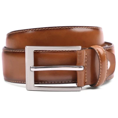 Afbeelding van Suitable Riem Cognac 316 maat 105 Heren Leer Herenkleding Herenriem