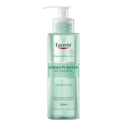 Afbeelding van Eucerin Dermopurifyer Oil Control Milde en effectieve reinigingsgel voor onzuivere huid, 200 ml