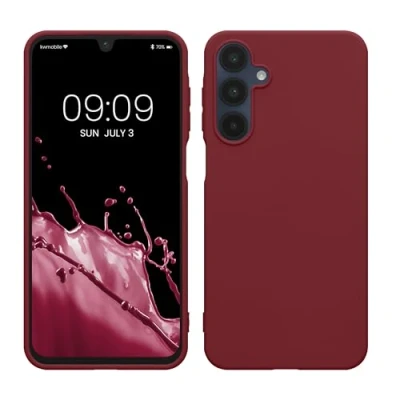 Afbeelding van kwmobile telefoonhoesje geschikt voor Samsung Galaxy A16 5G Hoesje smartphone Back cover in bordeaux violet