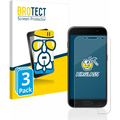 Afbeelding van BROTECT Screenprotector voor Samsung Galaxy A3 2017 Folie Beschermfolie Beschermglas transparant (3 Stuks)