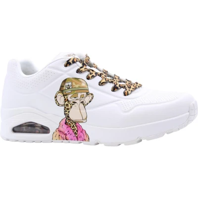Afbeelding van Skechers UNO Unisex Sneakers laag white, Maat: 44, White Hoogwaardig imitatieleer