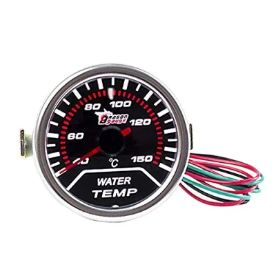 Afbeelding van E Support 2&quot; 52mm Universele Water Temperatuur Meter voor Auto Gerookte Tint Len Gauge LED Licht Indicator Instrument