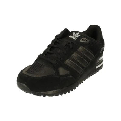 Afbeelding van adidas ZX 750 Hardloopschoenen voor heren, Zwart Zilver Gw5531