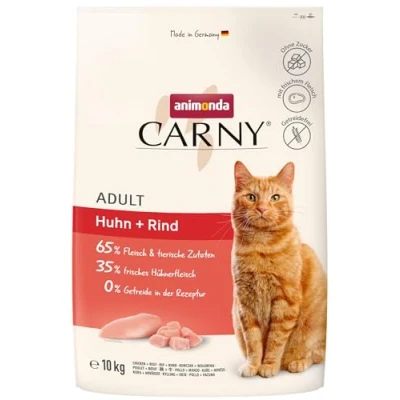 Afbeelding van 10kg animonda Carny Adult Huhn + Rind Katzenfutter trocken