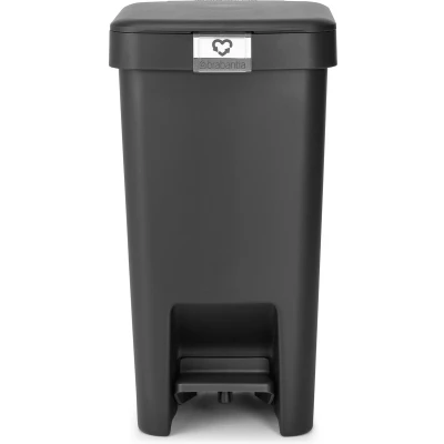Afbeelding van StepUp pedaalemmer 10 liter Dark Grey Brabantia