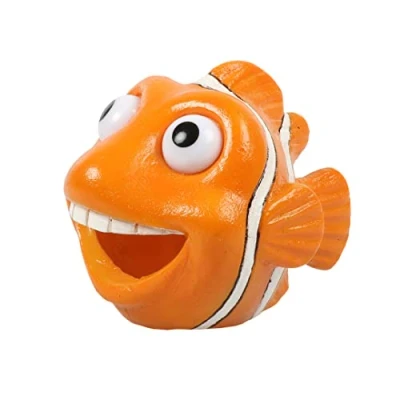 Afbeelding van Aqua Della Aquariumdecoratie Vissen Clownvis 10,4x8x7,5cm Oranje 1st