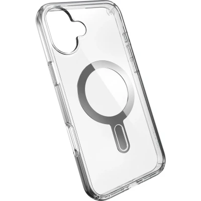 Afbeelding van Speck hoesje geschikt voor Apple iPhone 16 Plus Slank Kristalhelder Valbescherming gecertificeerd tot 4 meter Microban Antibacterieel Presidio Perfect Clear lijn Transparant