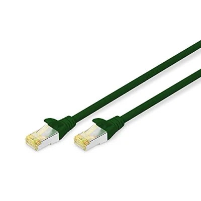 Afbeelding van Digitus DK 1644 A 200/G RJ45 Netwerkkabel, patchkabel CAT 6A S/FTP 20.00 m Groen Vlambestendig, Halogeenvrij, Flexibel, Folie afscherming, Afscherming