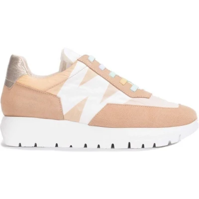 Afbeelding van Wonders Odisei dames sneaker beige maat 35 (EU) 2 (UK)