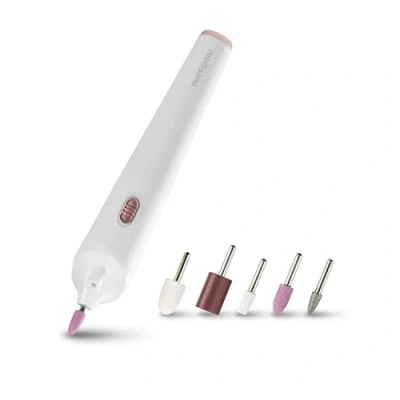 Afbeelding van medisana MP 900 Elektrische manicure en pedicureset, nagelvijl, nagelschuurmachine eeltverwijderaar, nagelverzorgingsset voor handen voeten nagelbehandeling,