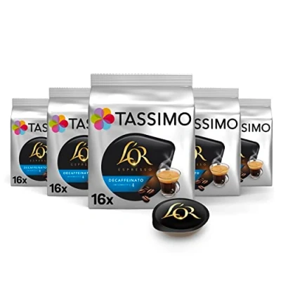 Image de TASSIMO Dosette Café L&#039;OR Espresso Decaffeinato 16 T DISCs