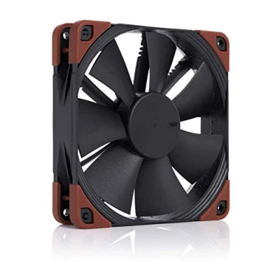 Afbeelding van Noctua NF F12 PC ventilator Zwart (b x h d) 120 25 mm