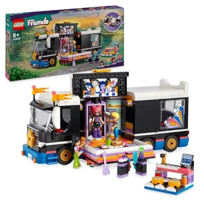 Afbeelding van LEGO 42619 Friends Toerbus van popster Speelgoed Voertuig Set