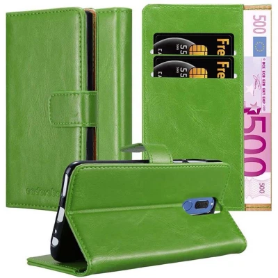 Afbeelding van Cadorabo Hoesje geschikt voor Huawei MATE 10 LITE in GRAS GROEN Beschermend etui met magnetische sluiting