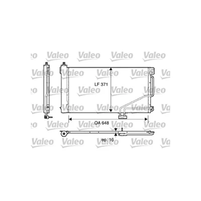 Afbeelding van Valeo Airco condensor 817848
