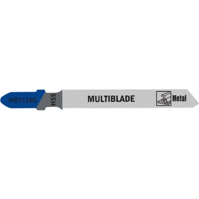 Afbeelding van Multiblade Decoupeerzaagblad HSS MBT118G Metaal 75mm