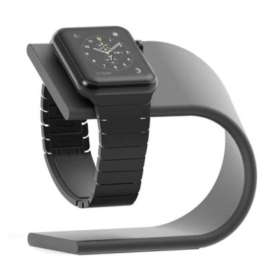 Afbeelding van Aluminium Stand Donkergrijs Geschikt voor Apple watch