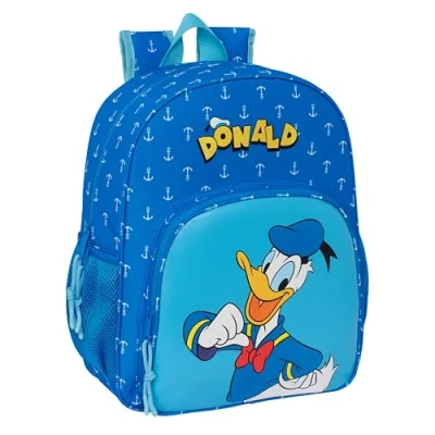 Afbeelding van Schoolrugzak Donald Blauw 32 X 38 12 cm