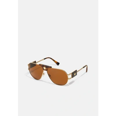 Afbeelding van Versace Unisex Zonnebril, Maat: 63, Brown