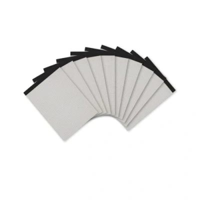 Afbeelding van Landre 100050283 Notitieblok DIN A4 gerecycled papier, geperforeerd, geruit, 60 g/m², 10 stuks, 50 pagina&#039;s, zonder omslag