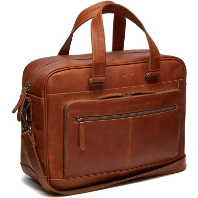 Afbeelding van The Chesterfield Brand Singapore Businesstas cognac