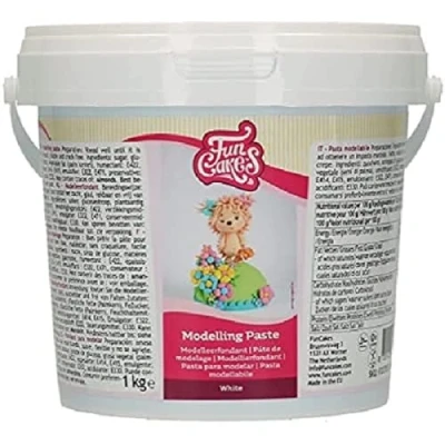 Afbeelding van FunCakes Modelling Paste Modeleer Pasta Wit 1kg