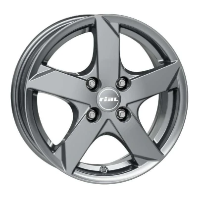 Afbeelding van RIAL 4 gat 14duim 100mm lichtmetalen Velg Kodiak grafiet KK55435CP22 7
