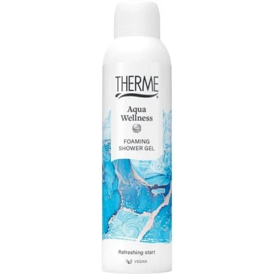 Afbeelding van 6x Therme Foaming Shower Gel Aqua Wellness 200 ml