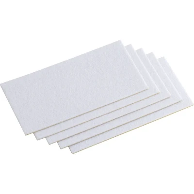 Afbeelding van Metafranc WU0645436 Viltdoppen Vierkant, Zelfklevend Wit (l x b) 200 mm 100 1 set(s)