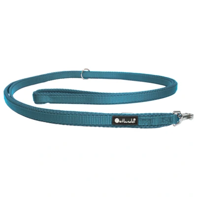 Afbeelding van Petlando Trainingslijn Mesh Petrol Hondenriem 300x3 cm