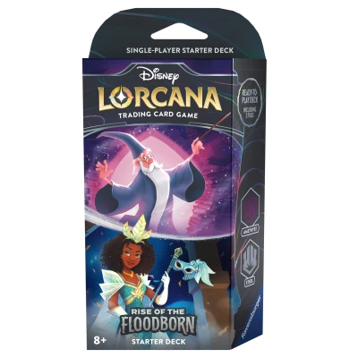 Afbeelding van Disney Lorcana Rise of the Floodborn Starter Deck: Merlin &amp; Tiana (inclusief booster)