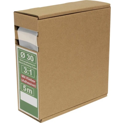 Afbeelding van Quadrios 25CA507 Krimpkous met lijm Transparant Krimpverhouding:3:1 5 m