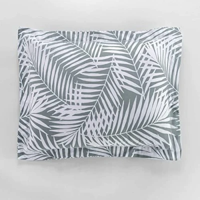 Afbeelding van douceur d&#039;intérieur, Kussensloop (50 x 70 cm) Botania salie, 100% katoen