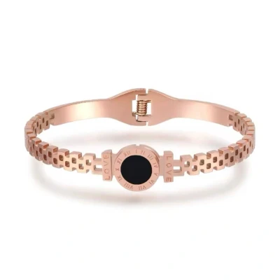 Afbeelding van Mpariz Luxe Damesarmbanden Love Rosé Zwart