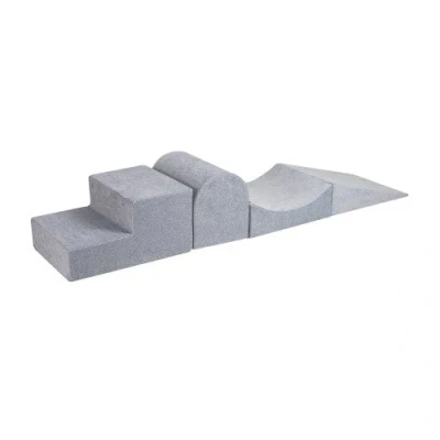 Afbeelding van Grijze foam speelset zonder ballenbak Ballenbakje.nl