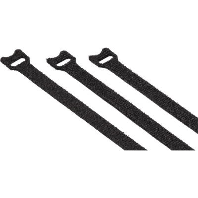 Afbeelding van Hama Klittenband kabelbinders, herbruikbaar, 12 x 200 mm, zwart, 20 stuks