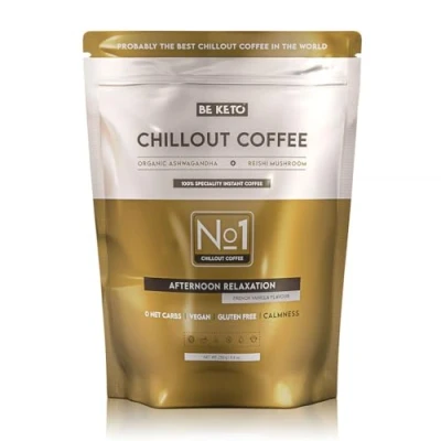 Afbeelding van Oplosbare koffie Chillout (Reishi &amp; Ashwagandha) Franse vanille 250 g