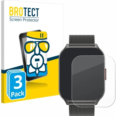 Afbeelding van BROTECT AirGlass kogelwerende glasfolie, Smartwatch beschermfolie, Transparant