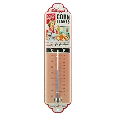 Afbeelding van Nostaligic Art Thermometer CornFlakes Vintage