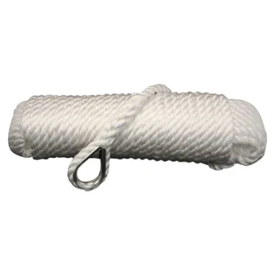 Afbeelding van Ankerlijn wit 10mm 20mtr