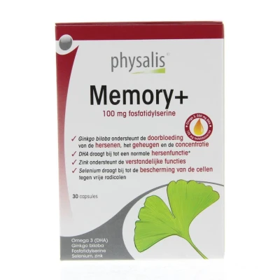 Afbeelding van Physalis Memory+ (30 Capsules)