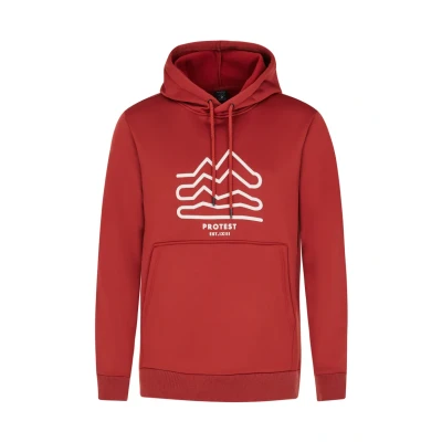 Afbeelding van Protest Hoodie, Heren, Maat: Large, Barn red
