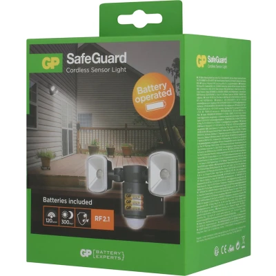 Afbeelding van GP Batteries GPSWRF2.1SFG170 LED buitenschijnwerper met bewegingsmelder Neutraalwit